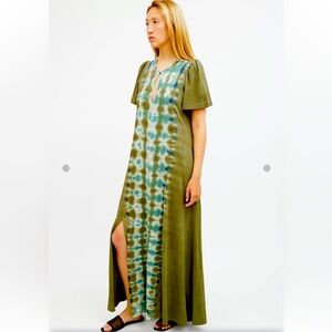 Raquel Allegra tie dye maxi dress